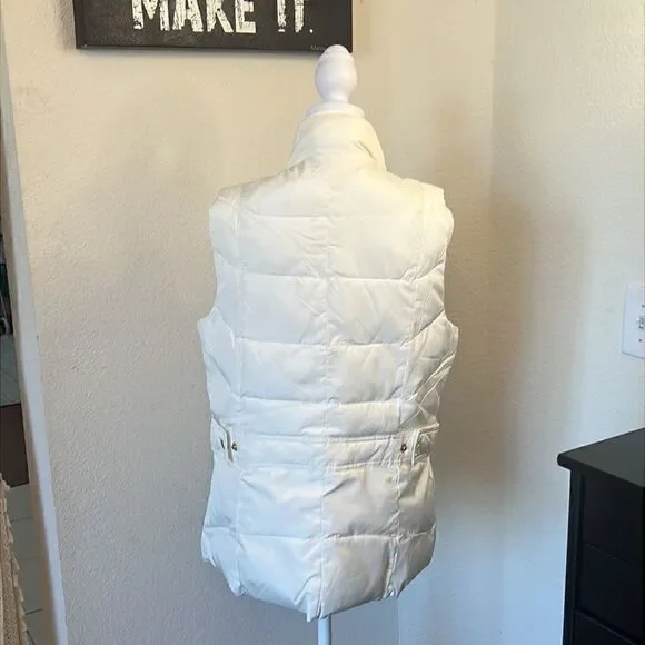 Madison Cream Puffy Vest - Size L - Picture 2 of 5